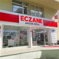Eczane Cephe Tabelası, Akgün Özen Eczanesi 