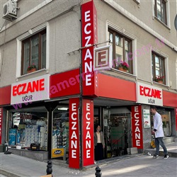 Eczane Cephe Tabelası Uğur Eczanesi 