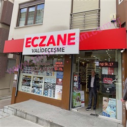 Eczane Cephe Tabelası, Valideçeşme Eczanesi