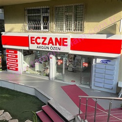 Eczane Cephe Tabelası, Akgün Özen Eczanesi 