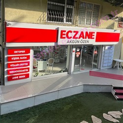 Eczane Cephe Tabelası, Akgün Özen Eczanesi 