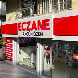 Eczane Cephe Tabelası, Akgün Özen Eczanesi 