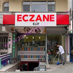 Eczane Cephe Tabelası, Elif Eczanesi 