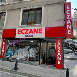 Eczane Cephe Tabelası Uğur Eczanesi 