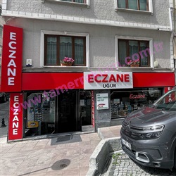 Eczane Cephe Tabelası Uğur Eczanesi 