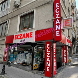 Eczane Cephe Tabelası Uğur Eczanesi 