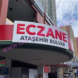 Eczane Cephe Tabelası, Ataşehir Bulvar Eczanesi 