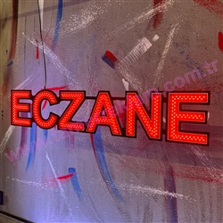 134 cm Çift Led Eczane Tabelası
