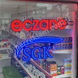 Eczane ve SGK Led Vitrin Tabelası