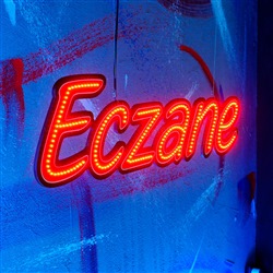 LED Eczane Tabelası (900 x 234 mm) Kırmızı