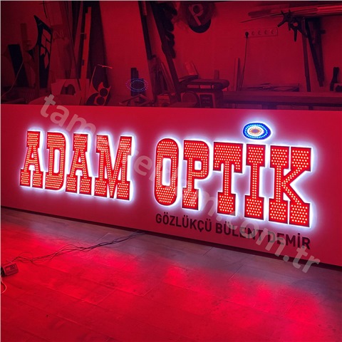 Adam Optik Led Cephe Tabelas