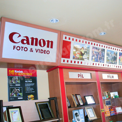 Canon Dolap Üstü Logo Çalışması 