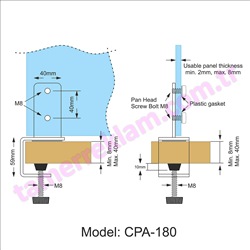 CPA-180 Seperatör Montaj Ayakları