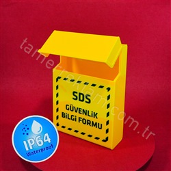 MSDS Kutusu, SDS Kutusu, IP64 WaterProof