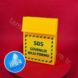 MSDS Kutusu, SDS Kutusu, IP64 WaterProof