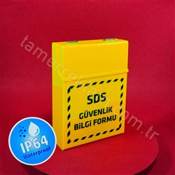 MSDS Kutusu, SDS Kutusu, IP64 WaterProof