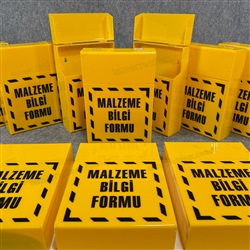 MSDS Malzeme Güvenlik Bilgi Formu Kutusu