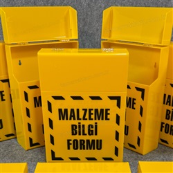 MSDS Malzeme Güvenlik Bilgi Formu Kutusu