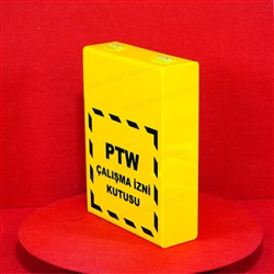 Pleksiglas PTW Kutusu, Permit To Work, Çalışma İzni Form Kutusu