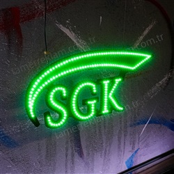 Eczanelere Özel 70 cm SGK LED Tabela Yeşil