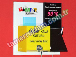 Near Miss Box, Accident-free days Counter